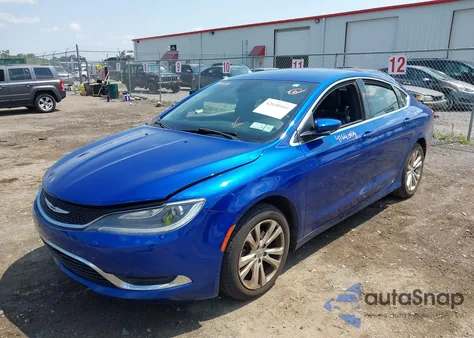 2017 Chrysler 200 Limited Platinum z USA, uszkodzony, nr VIN 1C3CCCAB9HN508315
